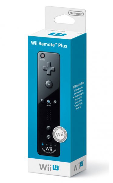 Mando Remote Plus Negro Wii  Wii U